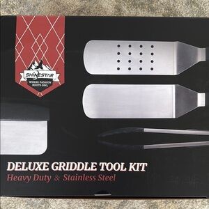 Shinestar Deluxe Griddle Tool Kit for Blackstone Grill